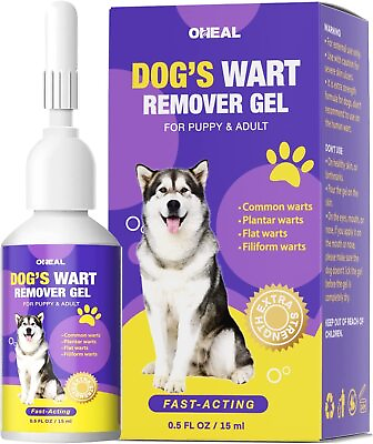 #ad Dog Wart Remover Natural Dog Skin Tags Dog Wart Removal Treatment $14.99