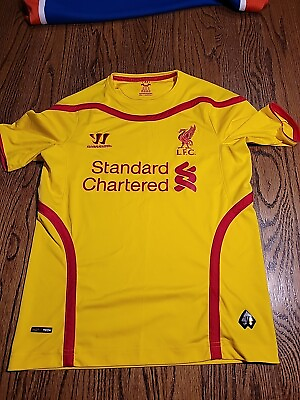 #ad Liverpool FC Jersey LFC Soccer Football Youth Size Medium Boys Top Shirt $33.27