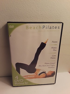 #ad Shelly McDonald: Beach Pilates DVD 2011 4 Disc Set $5.49