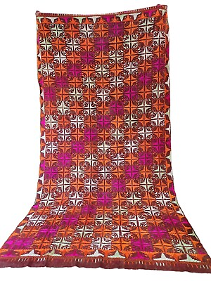 #ad Phulkari Embroidered with Floss Silk on Handwoven cottonFrom punjab $350.00