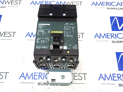 #ad Square D FH36040 40 Amp 600V 3 Pole I Line Circuit Breaker Tested Green Label $310.00