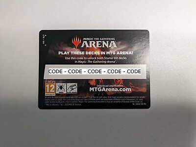#ad Wizards of the Coast Starter Kit Arena Code LOTR NM MTG INSTANT CODE $0.99