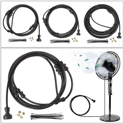 #ad Outdoor Misting Fan Kit for a Cool Patio Breeze Water Mister Spray for Cooling $12.95