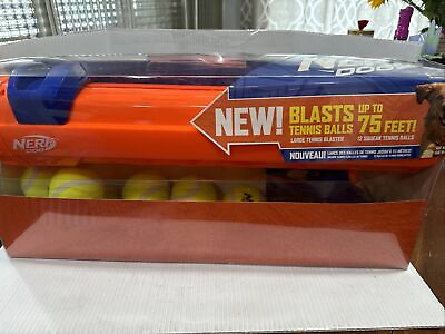 #ad Nerf Dog Fetch Game Large Tennis Blaster 11 Balls $29.00