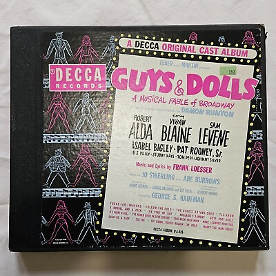 #ad TESTED 7x78 RPM 10quot; Album Box Set: Guys And Dolls 1950 Decca DA 825 E E Discs $35.78