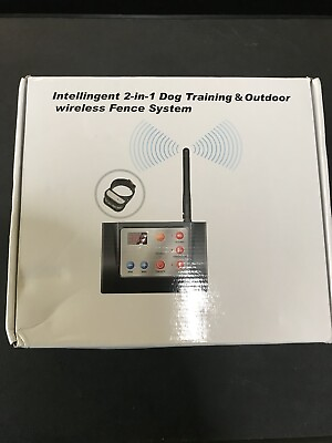 #ad Intelligent 2 In 1 Dog Training amp; Outdoor Wireless Fence System $25.00