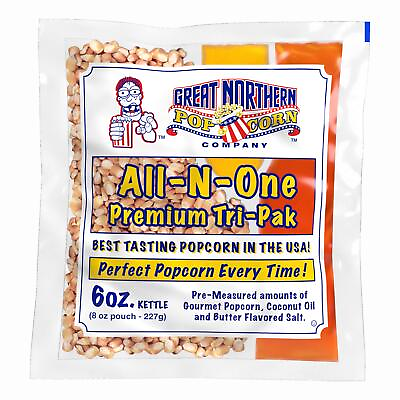 #ad Great Northern Popcorn 1 Case Popcorn Portion Packs Kit Cinema 8 Ounce Pac $29.22