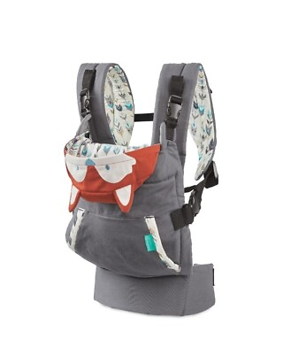 #ad Infantino Cuddle up Ergonomic Hoodie Baby Carrier 2 Position 12 40lb Gray Fox $25.00