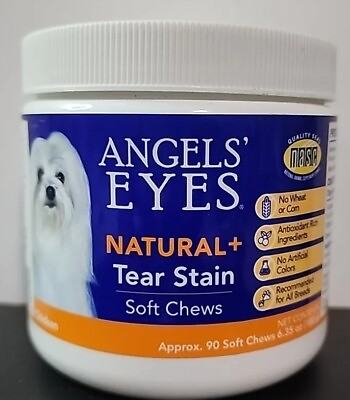 #ad Angels’ Eyes NATURAL Tear Stain Chew for Dogs Chicken Flavor 90ct $19.99