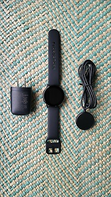 #ad Samsung Galaxy Watch Active SM R500 40mm Aluminum Case Sport Band Black Band $45.95
