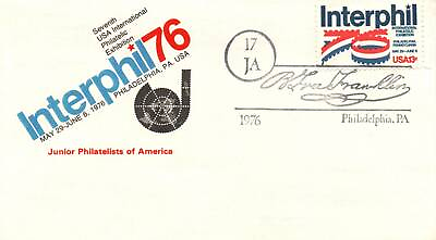 #ad 1976 FDC 7th USA Int#x27;l Philatelic Exhibiton Better Cachet F25302 $3.99
