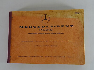 #ad Teilekatalog Mercedes Benz Motor M130 E Einspritzer 280 SE SL W108 R113 3 1971 EUR 149.90