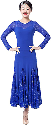 BellyQueen Waltz Ballroom Dance Dress Dancewear Skirt Dress Costumes $56.90