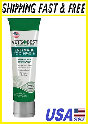 #ad Vet’s Best Enzymatic Dog Toothpaste Teeth Cleaning and Fresh Breath Dental Care $13.99