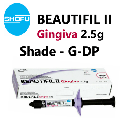 #ad Shofu Beautifil II Gingiva 2.5g Shade G DP $35.99