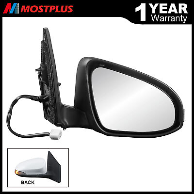 #ad Passenger Side Manual Fold Heated Mirror amp; Signal For 14 19 Toyota Corolla 1.8L $60.99
