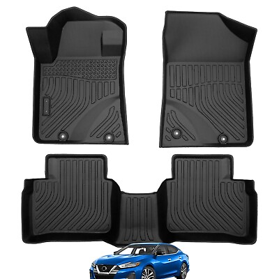 #ad For 2014 2015 Nissan Altima 2016 2020 Nissan Maxima Floor Mats All Weather 3DTPE $69.50