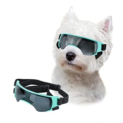 #ad Dog Sunglasses Small Breed Dog Goggles for Small Dogs Windproof Anti UV Blue $18.11