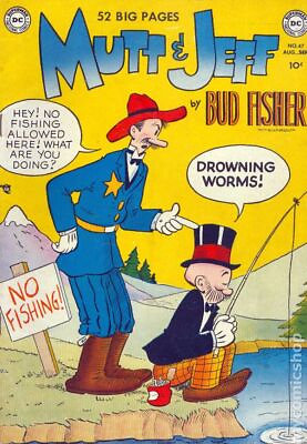 #ad #ad Mutt and Jeff #47 GD VG 3.0 1950 Stock Image Low Grade $9.80