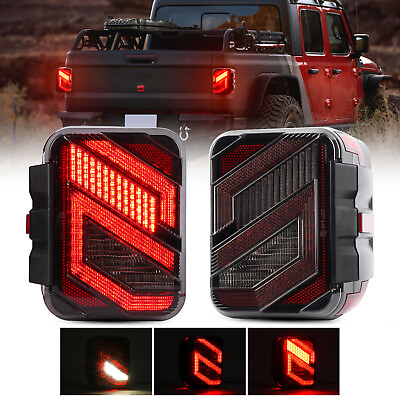 #ad for Jeep Gladiator JT 2020 2022 S LED Tail Lights Turn Signal Reverse Brake Stop $179.99