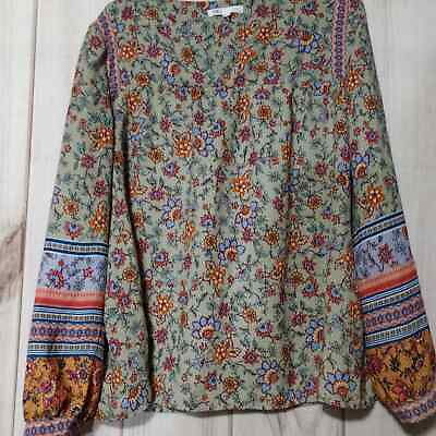 #ad DR2 Blouse Ladies Extra Large Bohemian $20.00