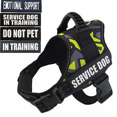 #ad ESA Dog Harness No Pull Emotional Support Therapy Pet Service Vest Size XS S M L $28.05