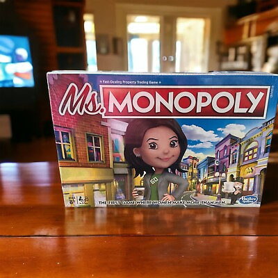 #ad Monopoly Board Game Ms. Monopoly Hasbro BRAND NEW SEALED $10.00