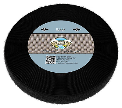 #ad Country Brook Design® 5 8 Inch Black Sew on Loop Only 50 Yards $23.97