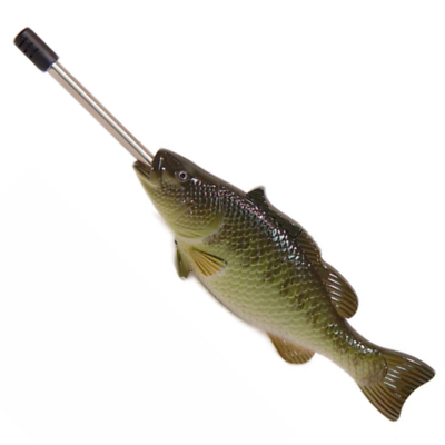 #ad G.E.I. Bass Fish Lighter Multipurpose BBQ Extendable Nozzle Novelty Unique Clas $17.99