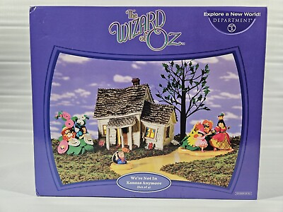 #ad NEW Department 56 Wizard of Oz We#x27;re Not In Kansas Anymore 4 Pc Lighted Village $99.00