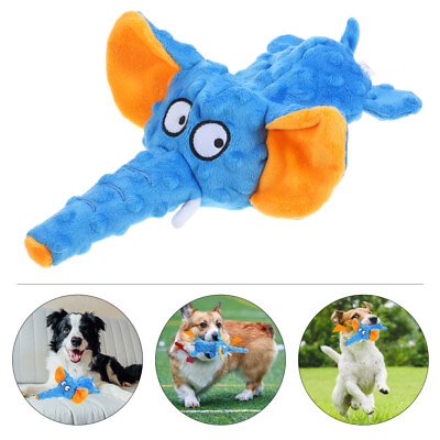 #ad Shaped Funny Plush Dog Squeaky Toy with Crinkle Paper and BB Whistle $11.16