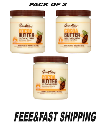 #ad Queen Helene Cocoa Butter Crème amp; Body Lotion for Dry Skin 15 oz pack of 3 $18.85