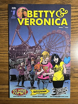 #ad BETTY AND VERONICA 1 NM 3 RIVERS COMIC CON VARIANT ARCHIE COMICS 2016 $3.95