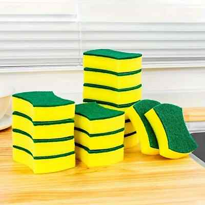#ad 24pcs Premium Double Sided Cleaning Sponge Durable Non Scratch Super Absorb $11.99