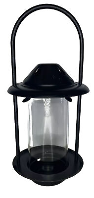 #ad Vintage Black Candle Lantern Black Metal Candle Holder $25.00