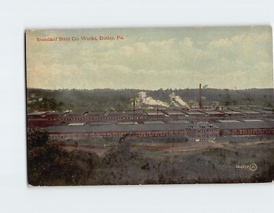 #ad Postcard Standard Steel Co. Works Butler Pennsylvania USA $9.09