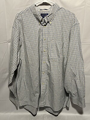 #ad Pendleton Plaid Button Shirt L S 2XL XXL Cotton $18.99