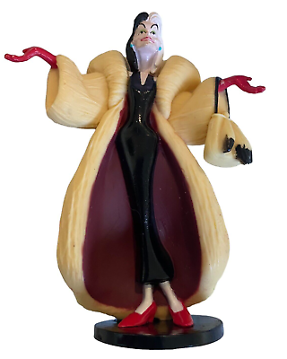 #ad Disney 101 Dalmatians PVC Figure Cake Topper Cruella DeVille $4.99