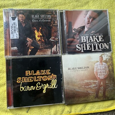 #ad 4 Blake Shelton Cds Texoma Shore Loaded Best Of Barn amp; Grill amp; Cheers Its Xmas $13.76