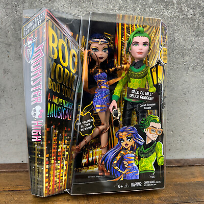 #ad #ad Monster High Boo York Comet Crossed Cleo de Nile Deuce Gorgon 2 Pack Dolls NIB $159.99