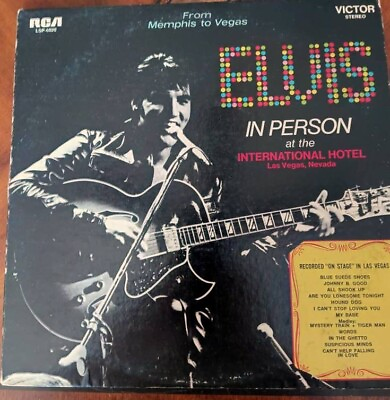 #ad Elvis Presley vinyl lp lot of 9 albums $70.00