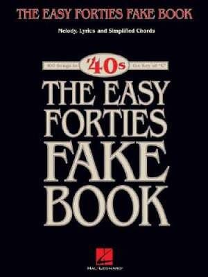#ad The Easy Forties Fake Book Fake Books Paperback By Hal Leonard Corp GOOD $16.95