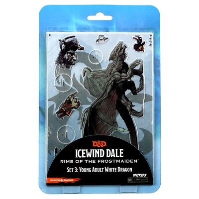 #ad Damp;D: Idols of Realms: Icewind Dale: Rime of Frostmaiden 2D Adult White Dragon $16.55