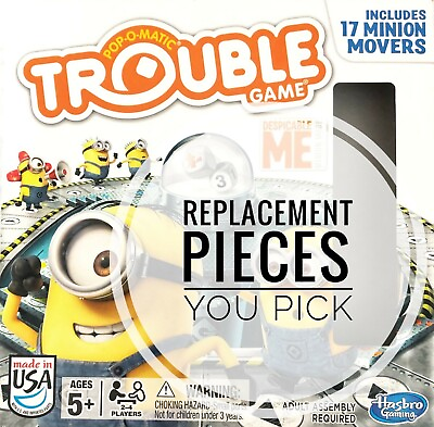 #ad Trouble Despicable Me Pop O Matic Game Replacement Pieces Hasbro You Pick $0.99