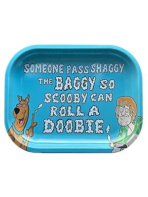 #ad New Metal Rolling Tray Pass Shaggy The Baggy Small 7quot; x 5.5quot; Premium Gift $9.99