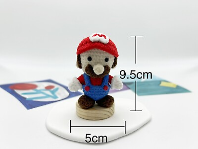 #ad Handmade crochet Mario DIY pendanttoysSuper Mario $18.95