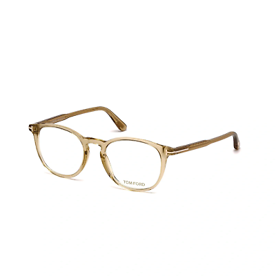 #ad Tom Ford FT5401 Eyeglass Frames Shiny Light Brown FT540151045 Unisex $129.99
