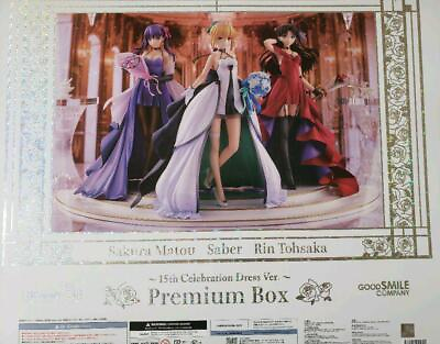 #ad Fate stay night 15th Celebration Project Dress Ver. Premium BOX 1 7 Figure Japan $446.50