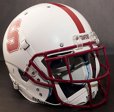 #ad *CUSTOM* STANFORD CARDINAL Schutt XP GAMEDAY Football Helmet w EGOP Facemask $329.99
