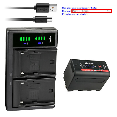 #ad Kastar NP F780 Battery LTD2 Charger for Sony NP F770 NP F750 HVR AU1 CCD TRV101 $81.99